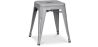 Buy Industrial Design Stool - 45cm - New Edition - Metalix Light grey 60139 - in the UK