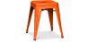 Buy Industrial Design Stool - 45cm - New Edition - Metalix Orange 60139 home delivery