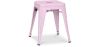 Buy Industrial Design Stool - 45cm - New Edition - Metalix Pastel pink 60139 at MyFaktory