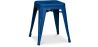 Buy Industrial Design Stool - 45cm - New Edition - Metalix Dark blue 60139 - prices