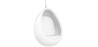 Buy Suspension Ele Chair Style - White Exterior - Fabric White 16504 at MyFaktory