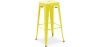 Buy Bar Stool - Industrial Design - 76cm - Metalix Yellow 60148 - in the UK