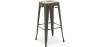 Buy Bar Stool - Industrial Design - 76cm - Metalix Dark grey 60148 with a guarantee