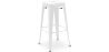 Buy Bar Stool - Industrial Design - 76cm - Metalix White 60148 at MyFaktory