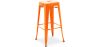 Buy Bar Stool - Industrial Design - 76cm - Metalix Orange 60148 home delivery