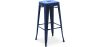 Buy Bar Stool - Industrial Design - 76cm - Metalix Dark blue 60148 - in the UK
