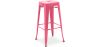 Buy Bar Stool - Industrial Design - 76cm - Metalix Pink 60148 with a guarantee