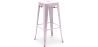 Buy Bar Stool - Industrial Design - 76cm - New Edition- Metalix Pastel pink 60149 - prices