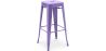 Buy Bar Stool - Industrial Design - 76cm - New Edition- Metalix Pastel Purple 60149 home delivery
