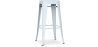 Buy Bar Stool - Industrial Design - 76cm - New Edition- Metalix Grey blue 60149 home delivery