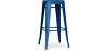 Buy Bar Stool - Industrial Design - 76cm - New Edition- Metalix Dark blue 60149 in the United Kingdom