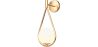 Buy Wall lamp in modern style, glass - Drop Gold 60239 - in the UK