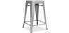 Buy Bistrot Metalix Stool  Matte Metal - 60cm - New edition Steel 60324 at MyFaktory