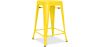 Buy Bistrot Metalix Stool  Matte Metal - 60cm - New edition Yellow 60324 in the United Kingdom