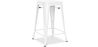 Buy Bistrot Metalix Stool  Matte Metal - 60cm - New edition White 60324 home delivery