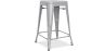 Buy Bistrot Metalix Stool  Matte Metal - 60cm - New edition Light grey 60324 with a guarantee