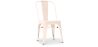Buy Dining chair Bistrot Metalix Industrial Square Metal - New Edition Cream 32871 at MyFaktory