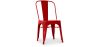Buy Dining chair Bistrot Metalix Industrial Square Metal - New Edition Red 32871 with a guarantee