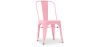 Buy Dining chair Bistrot Metalix Industrial Square Metal - New Edition Pink 32871 home delivery