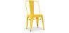 Buy Dining chair Bistrot Metalix Industrial Square Metal - New Edition Yellow 32871 - prices