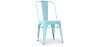 Buy Dining chair Bistrot Metalix Industrial Square Metal - New Edition Light blue 32871 home delivery