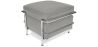 Buy SQUAR Footrest (Ottoman) - Faux Leather Grey 13418 - in the UK