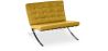 Buy City Armchair - Faux Leather Pastel yellow 58262 - prices