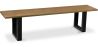 Buy Industrial style wooden bench Natural wood 58438 - prices