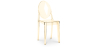 Buy Transparent Dining Chair - Victoire  Amber 16458 home delivery