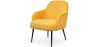 Buy Velvet upholstered Armchair - Jeve Yellow 60548 - in the UK