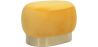 Buy Pouf Luxury Home Foot Rest - Velvet and Metal - Premium Yellow 60552 - prices
