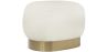 Buy Pouf Luxury Home Foot Rest - White Boucle - Premium White 60553 - in the UK