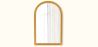 Buy Arched Rattan Wall Mirror - Boho Bali - Bulán Natural 60637 - in the UK