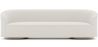 Buy 4/5 Seater Sofa - Bouclé Fabric Upholstery - Treya White 60662 - in the UK