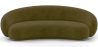 Buy Velvet Curved Sofa - 3/4 Seats - Nathan Olive 60691 - in the UK