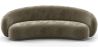 Buy Velvet Curved Sofa - 3/4 Seats - Nathan Taupe 60691 with a guarantee