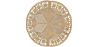 Buy Round Jute Rug - Boho Bali - 100 CM - Aditya Natural 61089 - in the UK