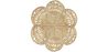 Buy Round Jute Rug - Boho Bali - 100 CM - Bacu Natural 61092 - in the UK