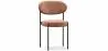 Buy Dining Chair - Upholstered in Velvet - Black Metal - Martha Cream 61003 at MyFaktory
