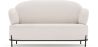 Buy 2/3-Seater Sofa - Upholstered in Bouclé Fabric - Munum White 61155 - in the UK
