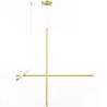 Buy Designer LED Pendant Lamp - Queme Gold 61228 - in the UK