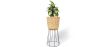 Buy Round Floor Planter - Boho Style - 65 CM - Pert Natural 61242 - in the UK