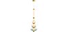 Buy Crystal Pendant Lamp - LED - Greya Blue 61254 - in the UK