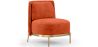 Buy Designer Armchair - Velvet Upholstered - Sabah Brick 61001 in the United Kingdom