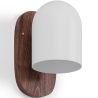 Buy Wooden and Metal Wall Sconce - Lura Brown 61274 - in the UK