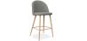 Buy Fabric Upholstered Stool - Scandinavian Design - 66cm - Bennett Grey 61276 at MyFaktory