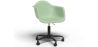 Buy Office Chair with Armrests - Desk Chair with Wheels - Emery Black Frame Pastel green 61269 in the United Kingdom