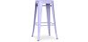 Buy Bistrot Metalix Stool - Matte Metal - 76cm Lavander 58994 - in the UK