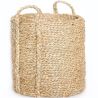 Buy Natural Fiber Basket with Handles - 30x30CM - Gressa Natural 61319 - in the UK