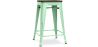 Buy Bar Stool - Industrial Design - Wood & Steel - 60cm -Metalix Mint 58354 in the United Kingdom